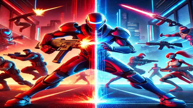 Red vs blue