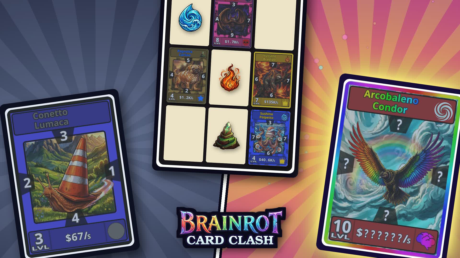 Brainrot Card Clash: Grail Heist