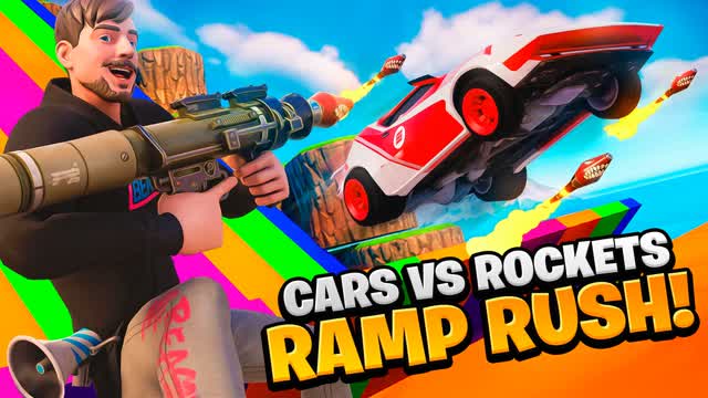 Cars vs Rockets Ramp Rush!