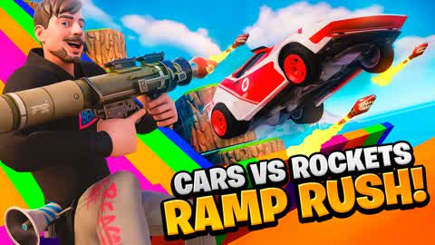 Cars vs Rockets Ramp Rush!