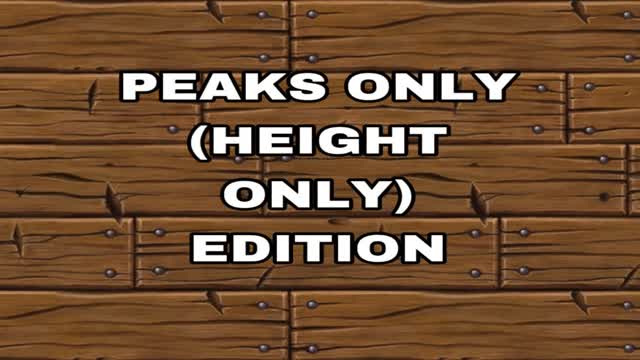 1v1 Peaks only map