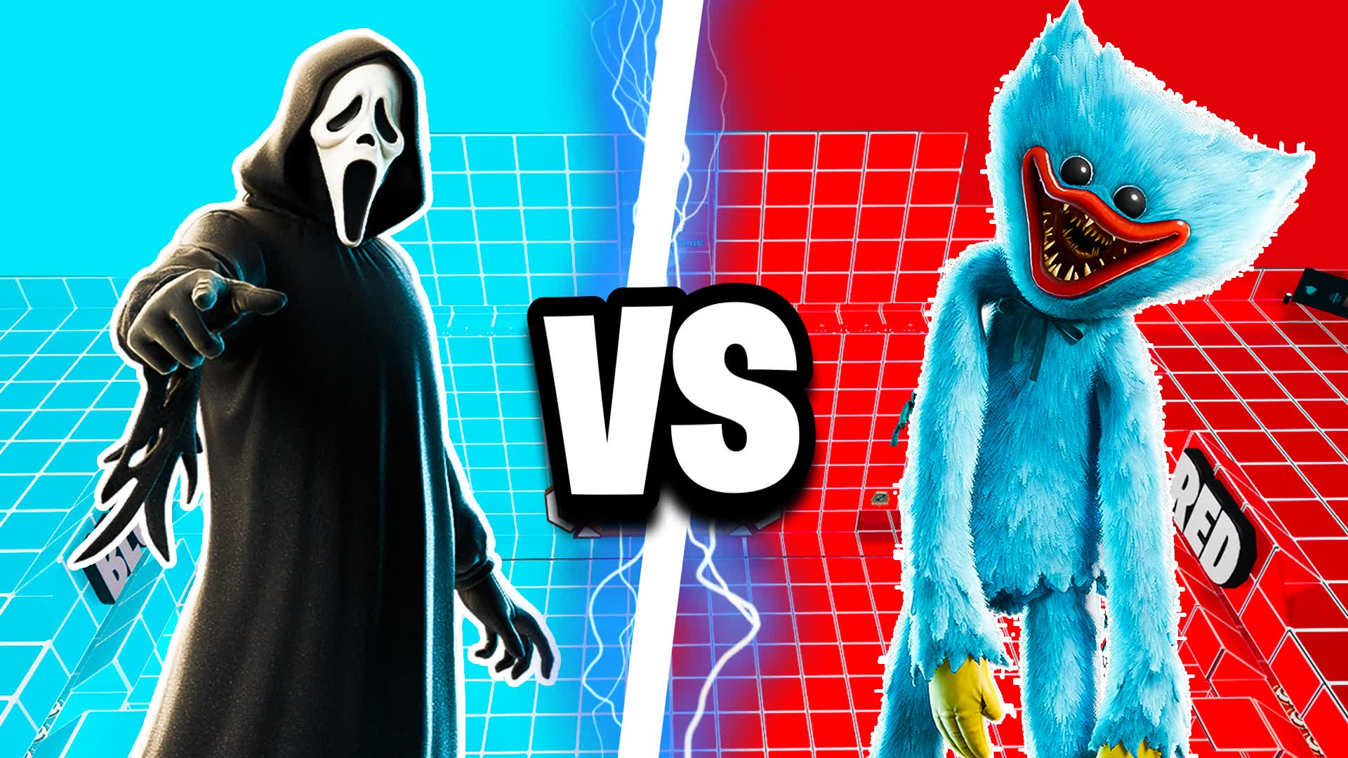 KPOP HUGGY VS GHOSTFACE RED VS BLUE🔴🔵1
