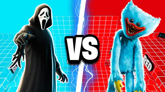 KPOP HUGGY VS GHOSTFACE RED VS BLUE🔴🔵1