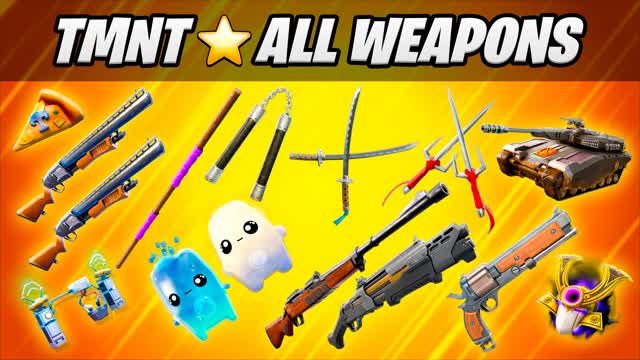 TMNT ⭐ ALL WEAPONS ⭐ ALL CARS ⭐ FFA