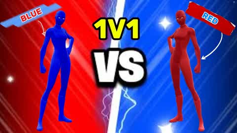 1V1 BLUE 🔵 VS RED 🔴