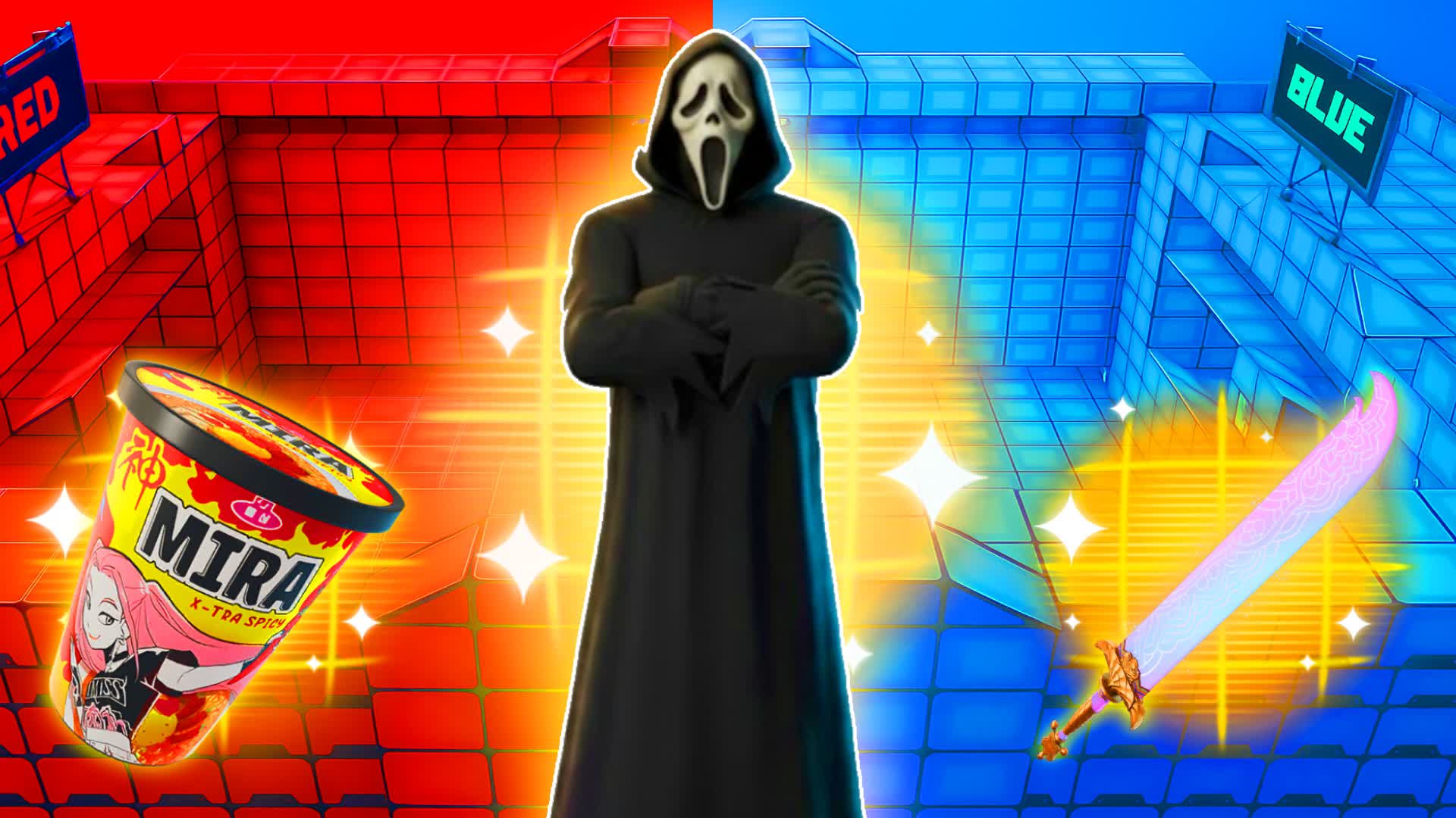 GHOSTFACE RED VS BLUE🔴🔵 MBARKO