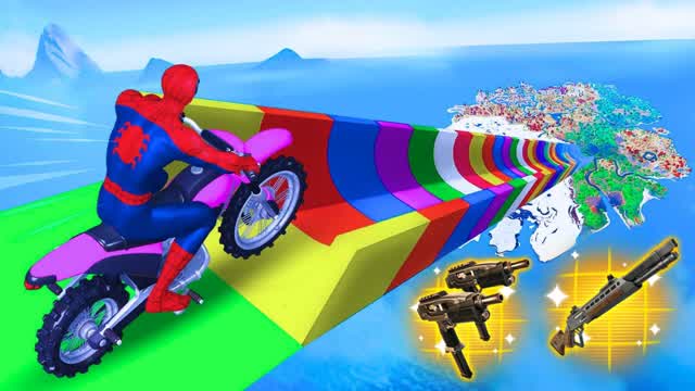 DRINVIG MEGA RAMPA💥GUN GAMES car game