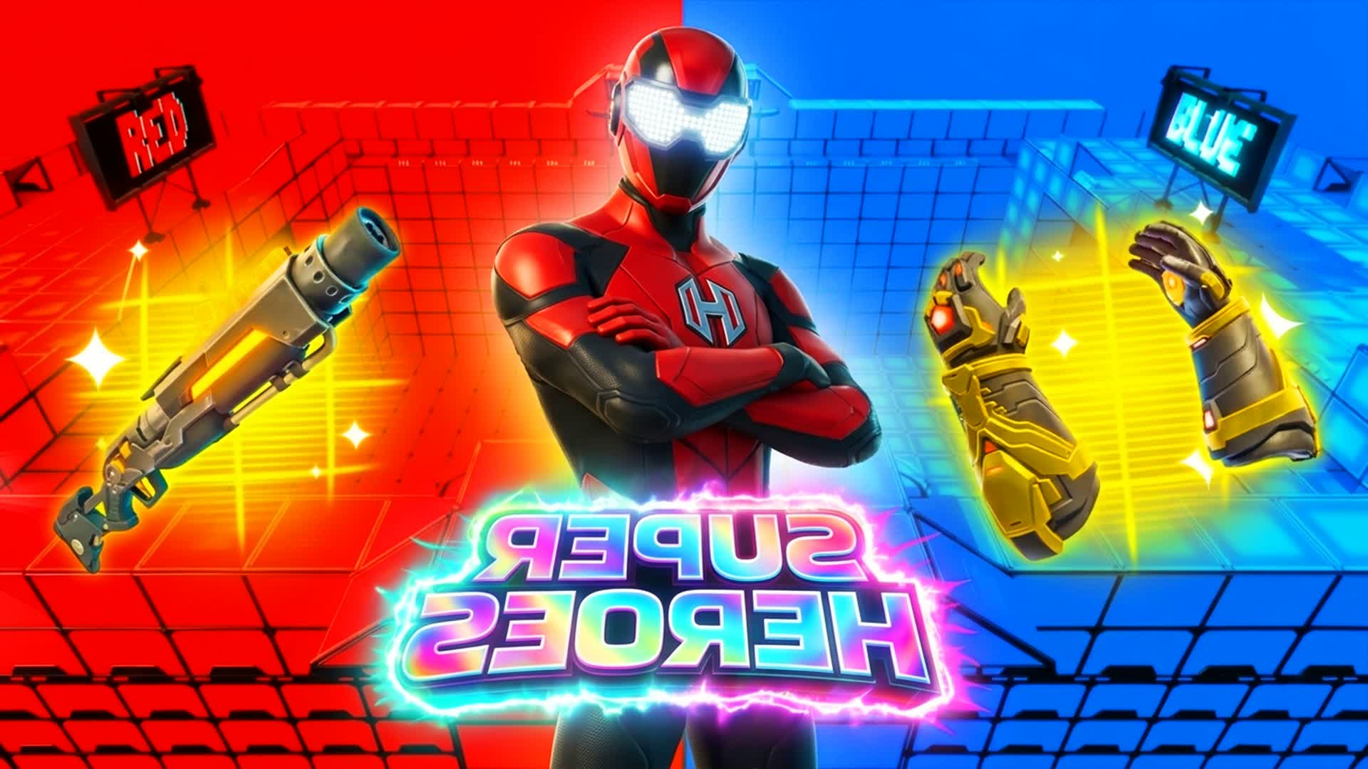 HEROS🔥RED VS BLUE🔴1V1🔵