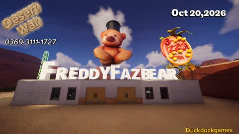 DESRET WAR ( FNAF UPT🎳🐻🎩🎃👻🍬)