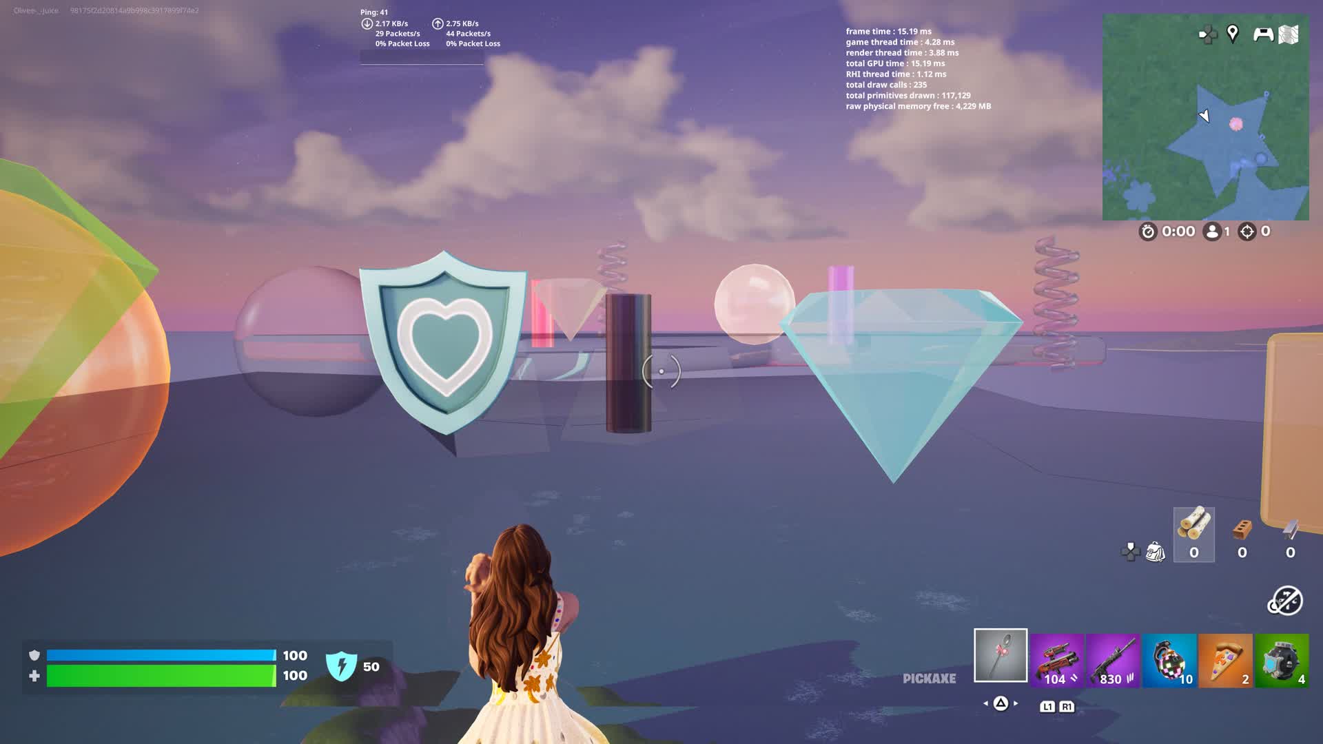 Glass sky base