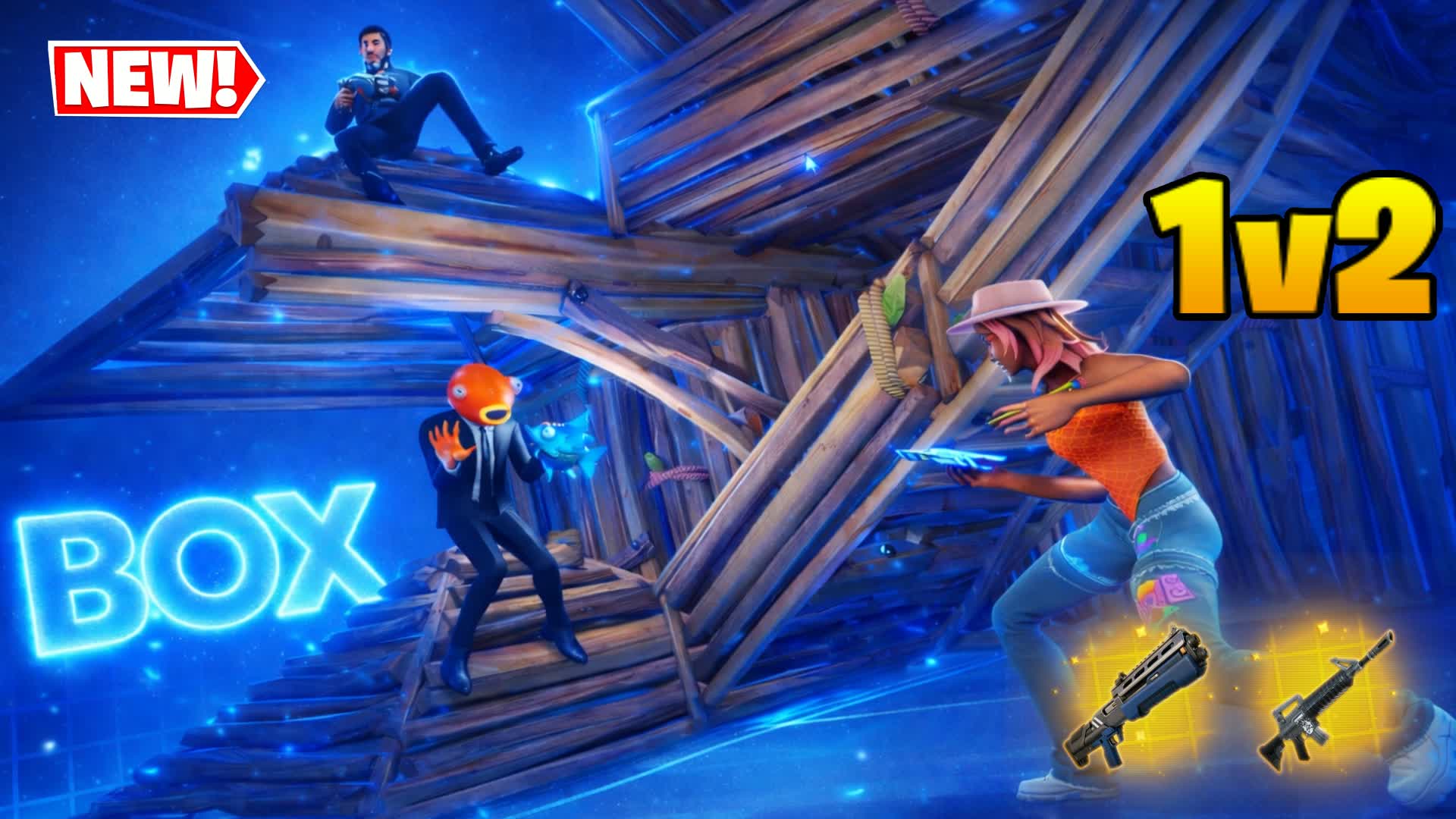 ボックスファイト 1v2 クラッチ 🎯📦