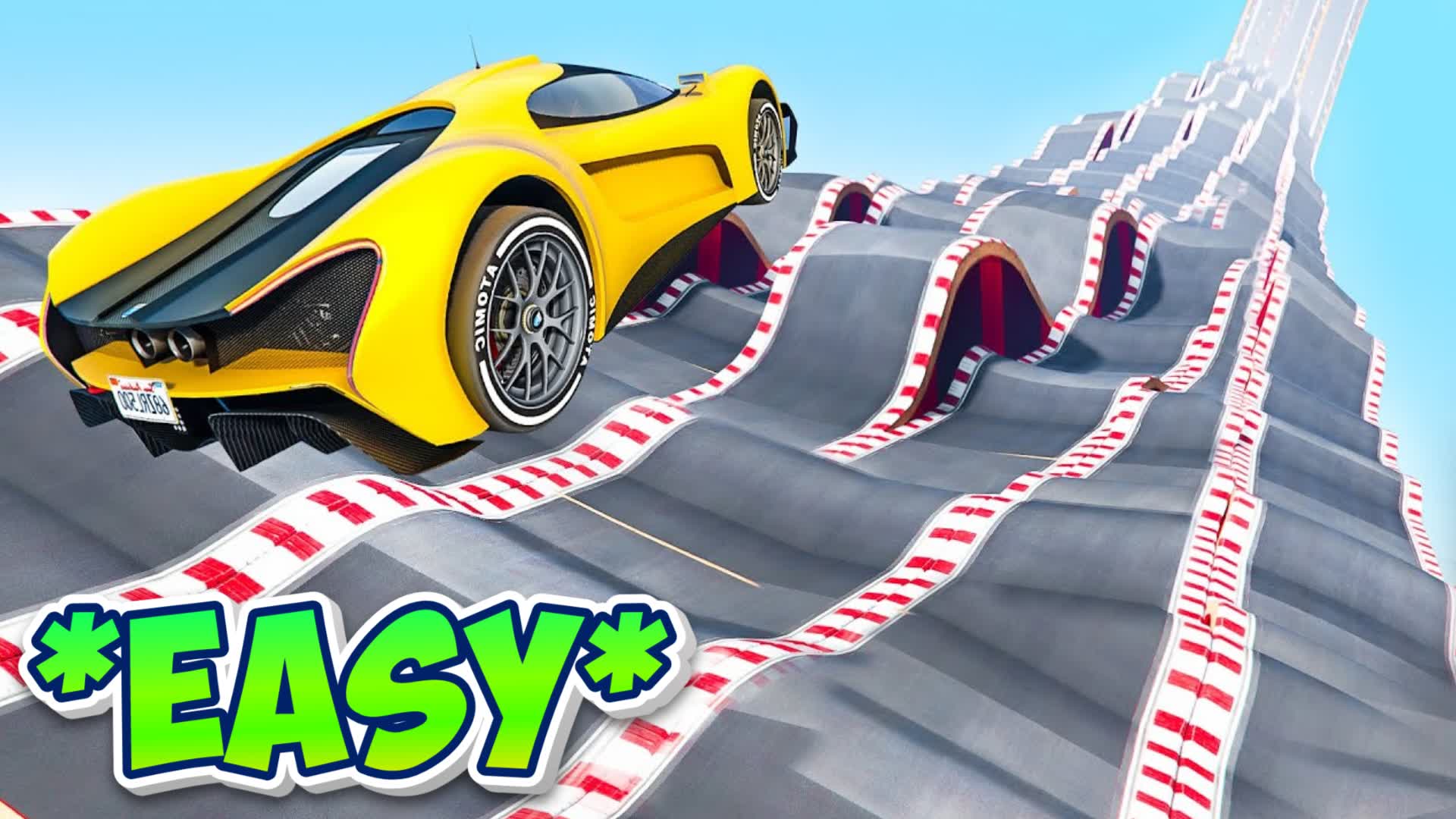 Easy Mega Ramp Cars Fun 🚀