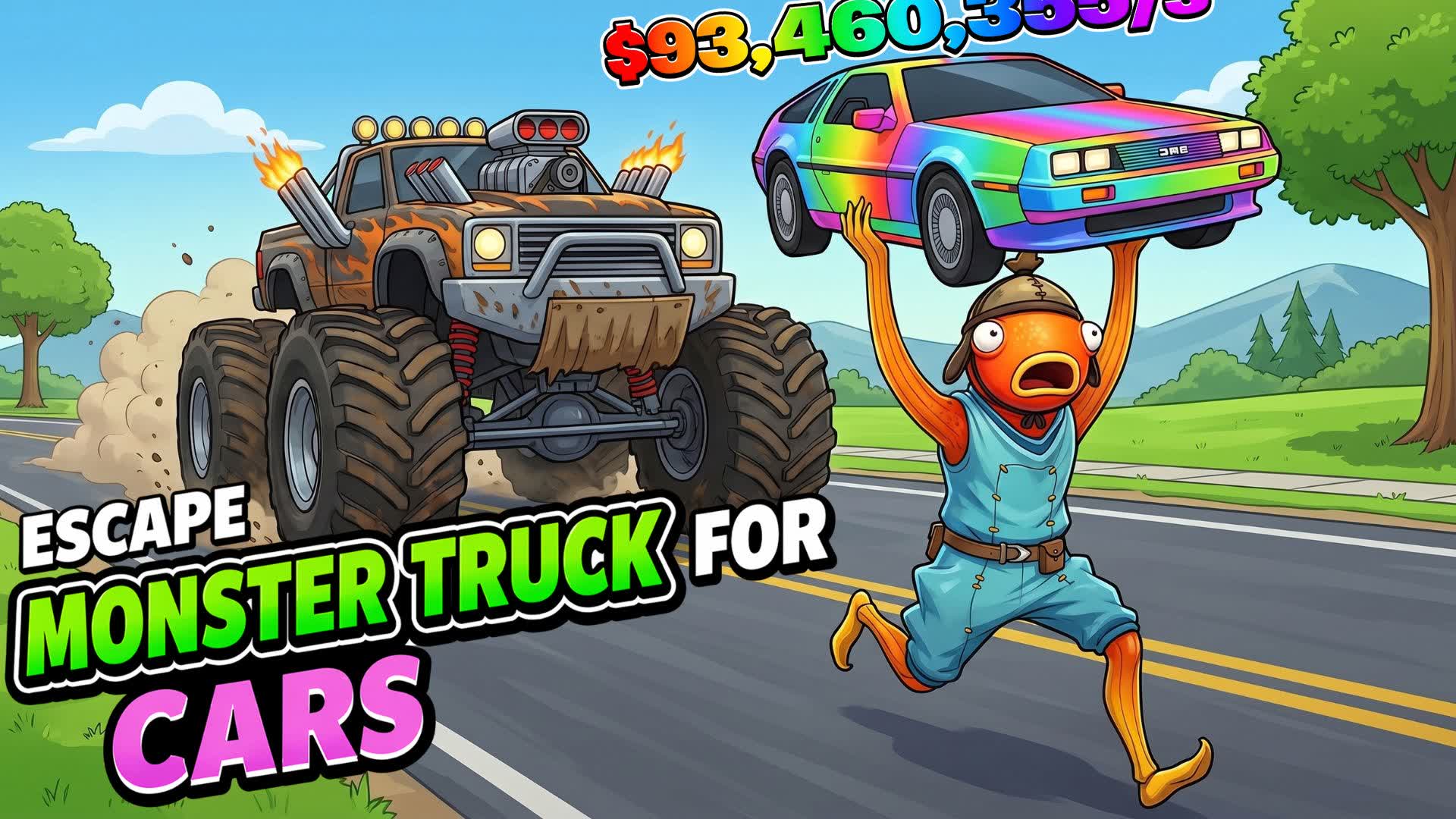 ESCAPE MONSTER TRUCKS FOR CARS