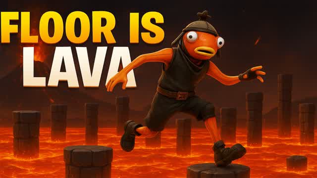 Speed Floor is Lava - 25 Pillars Levels