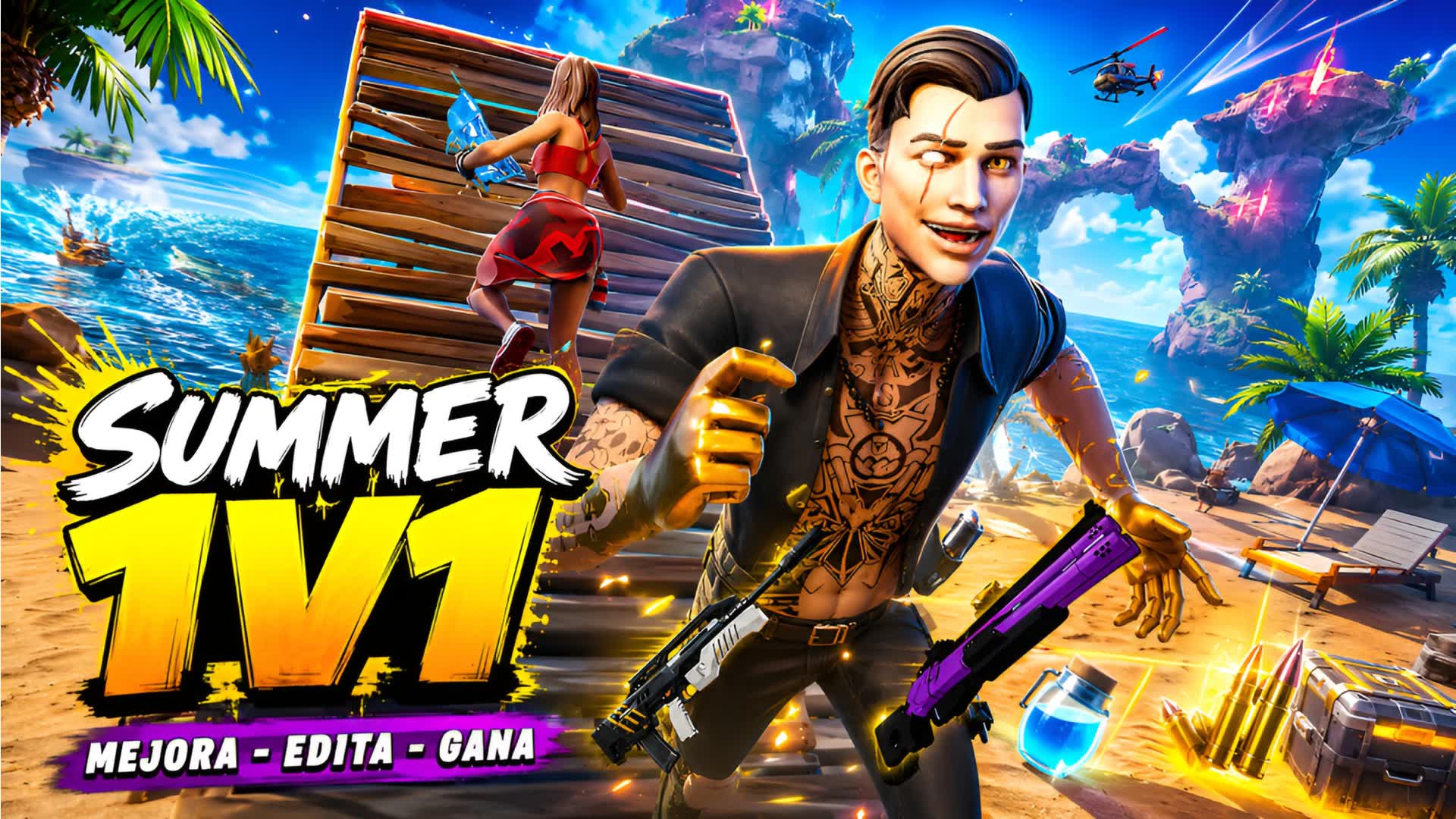 🔥 SUMMER 1V1 – NEW WEAPONS 🔥