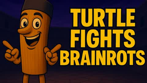 Brainrot turtle fights
