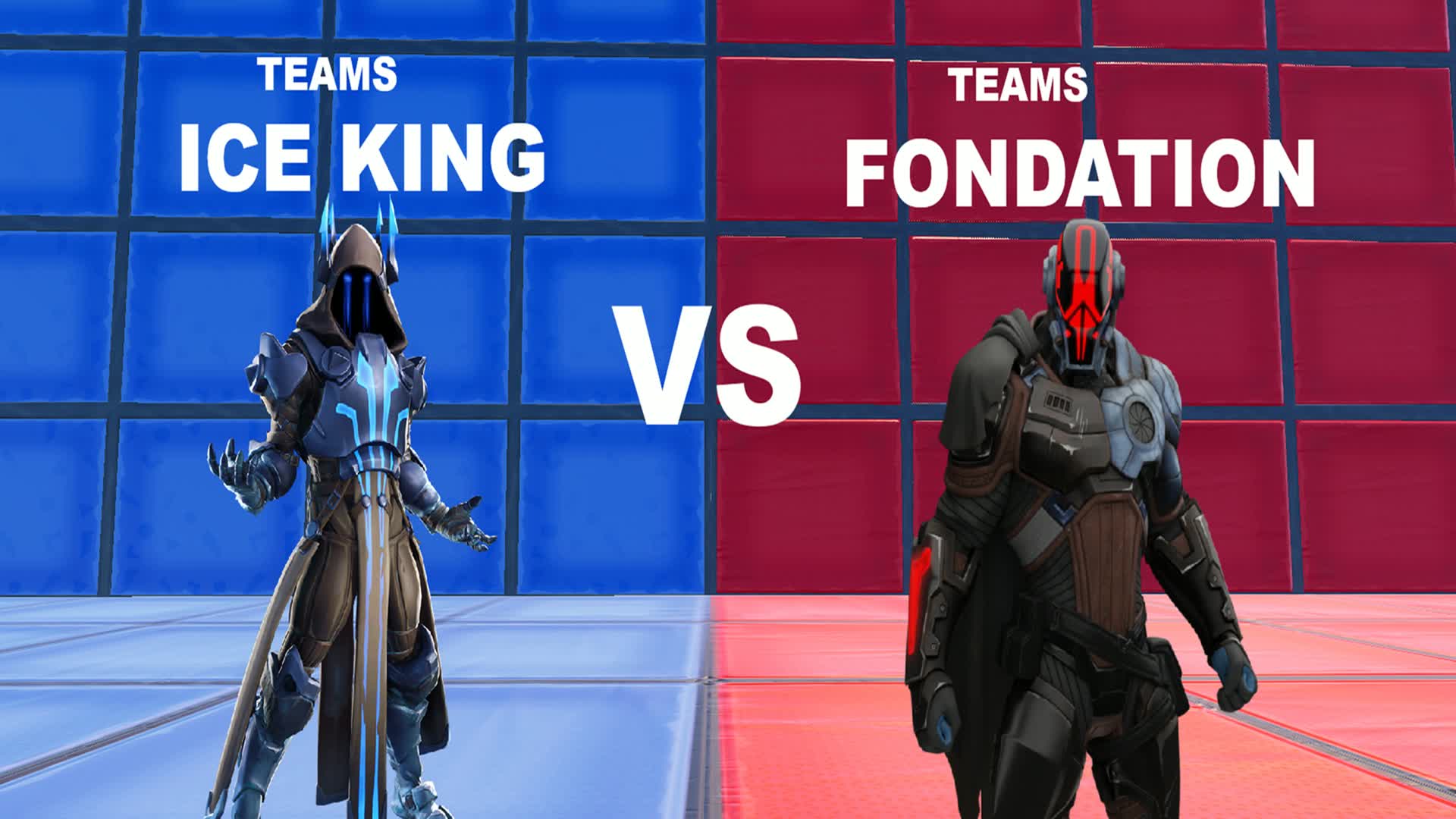 Teams ice king vs Teams fondation