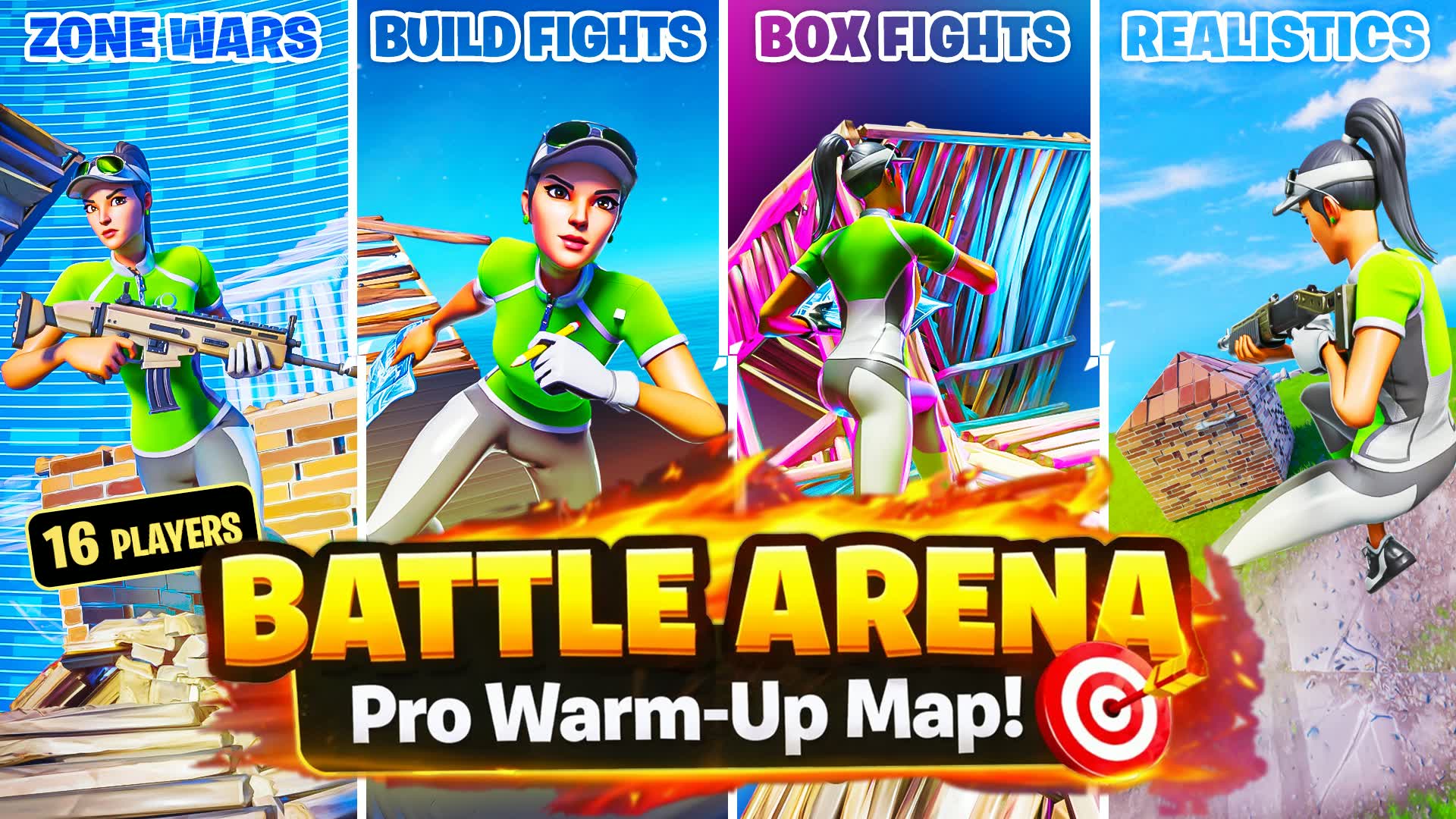 Pro Warm-Up Arena 🎯 1v1's & FFAs