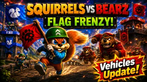 Squirrels vs Bearz: Flag Frenzy!