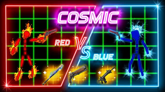 Cosmic Red Vs Blue