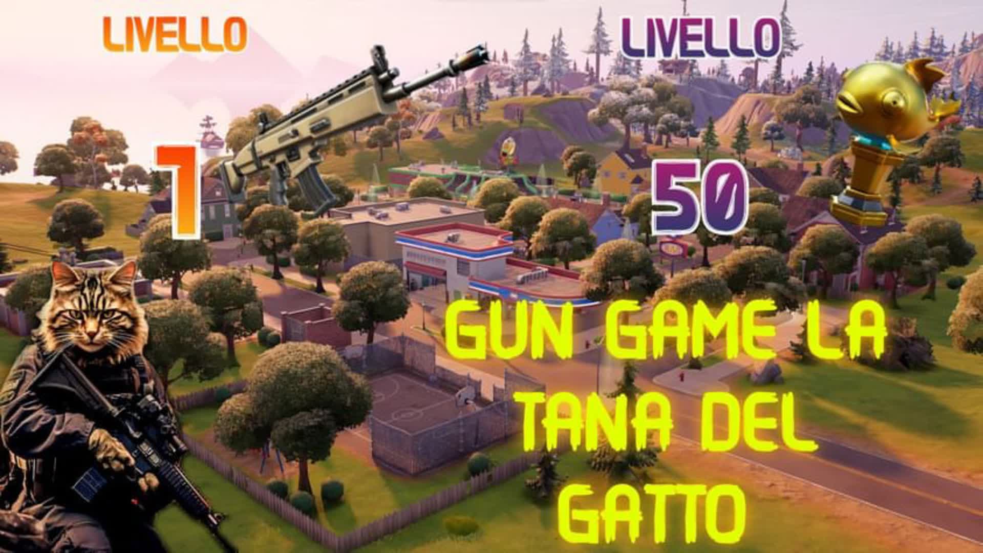 gun game la tana del gatto