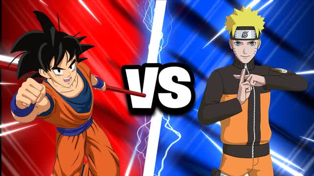 SON GOKU vs Naruto Uzumaki🔴🔵