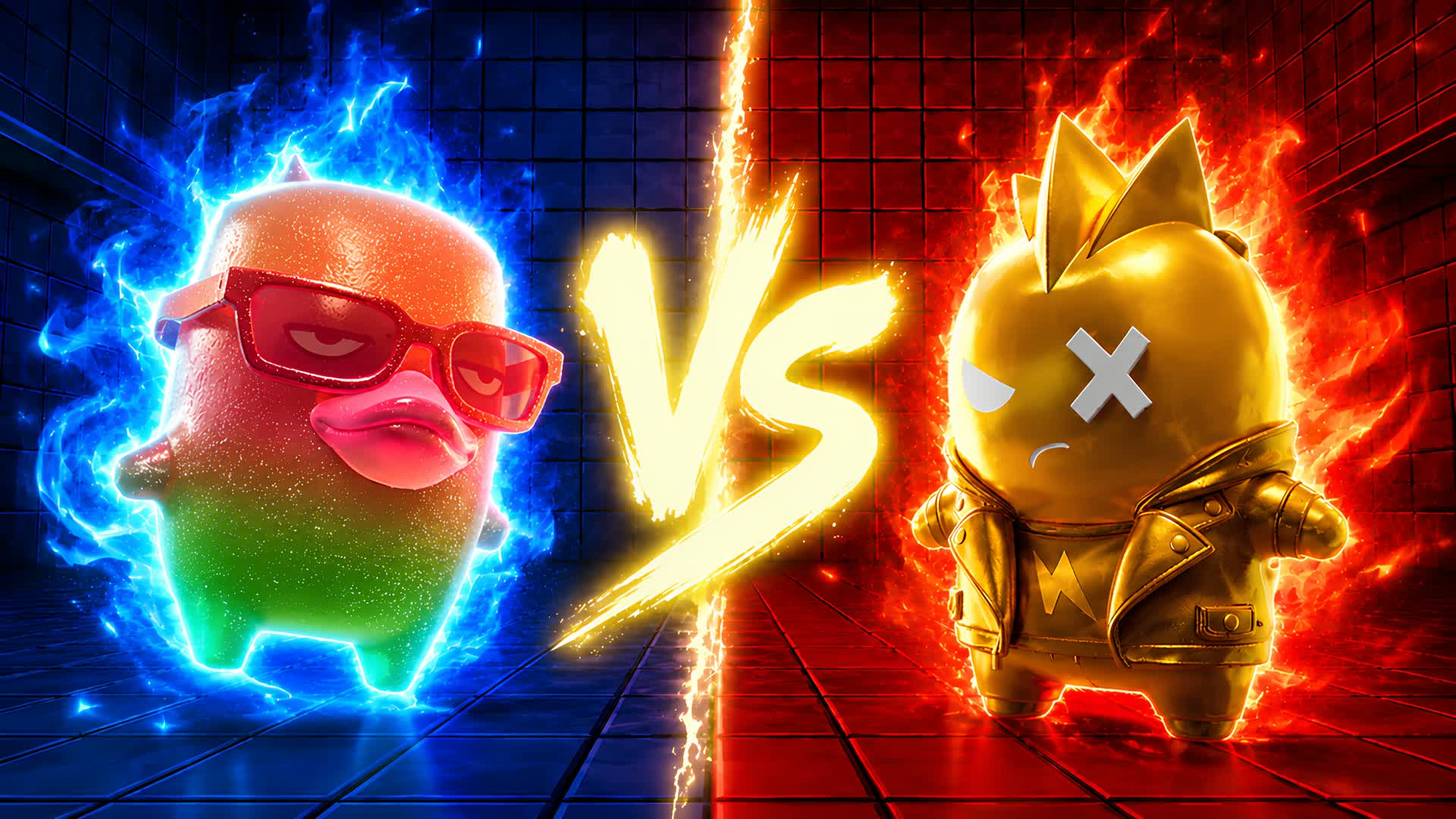 驚くほどに赤 vs 青 🔴🔵