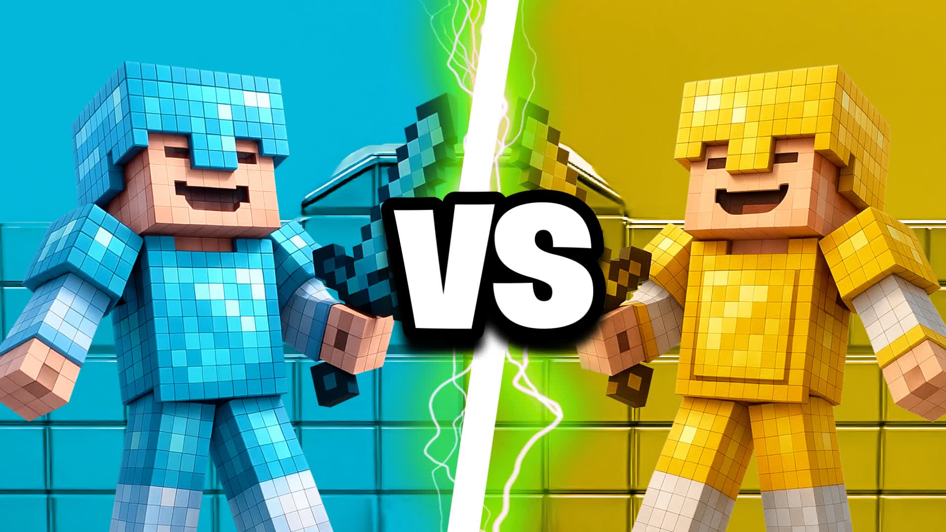 MINECRAFT GOLD VS DIAMOND🔵🌕
