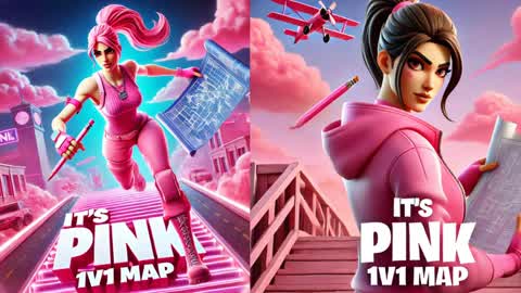 it's pink 1V1