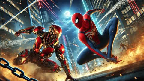 OG Spider Man VS Iron Man