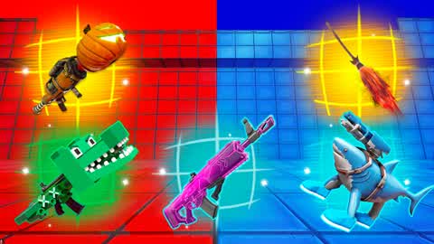 MEGA RED VS BLUE 🔴🔵 (FFA)