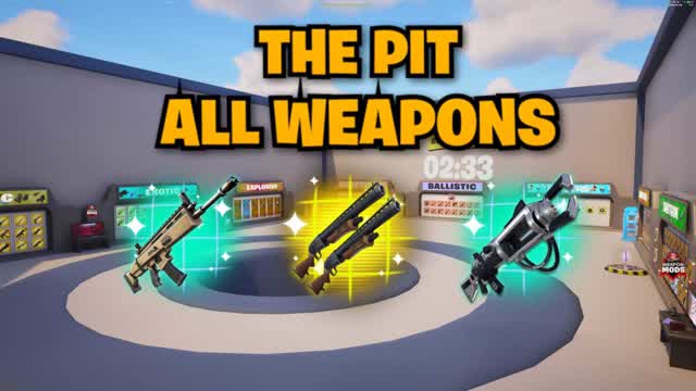 🔝THE PIT ALL WEAPONS / FIRST PERSON🔝