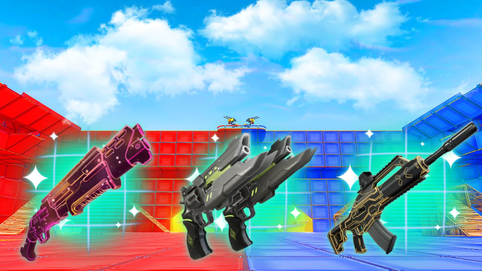 CRAZY RED VS BLUE 🔴🔵 PVP