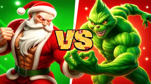 CRAZY SANTA VS GRINCH 🔴🟢
