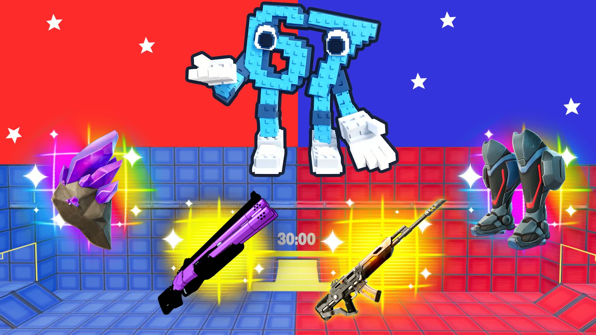 CRAZY BATTLE 6767 RED VS BLUE🔴🔵