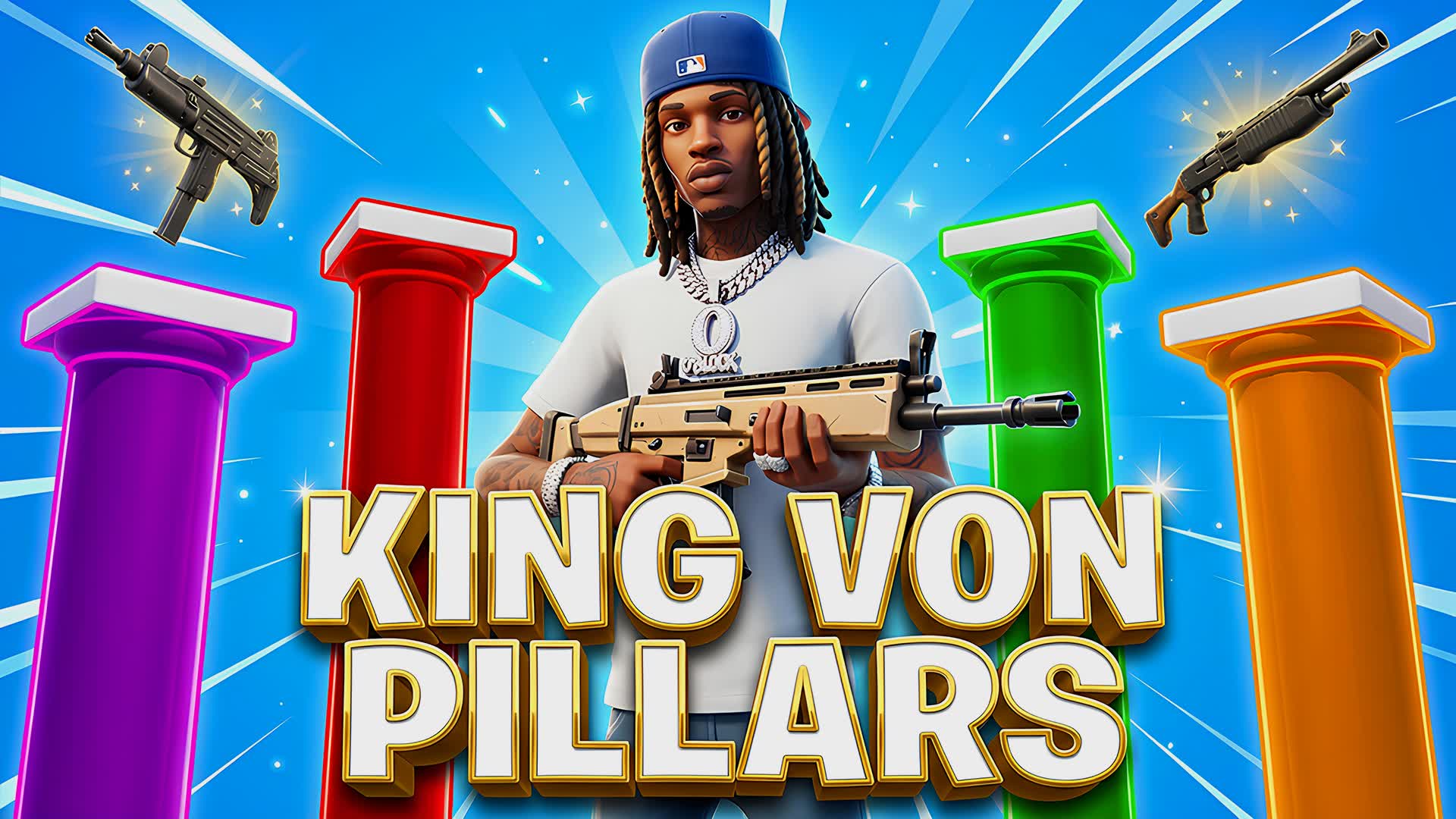 KING VON PILLARS 😈 - fortnite