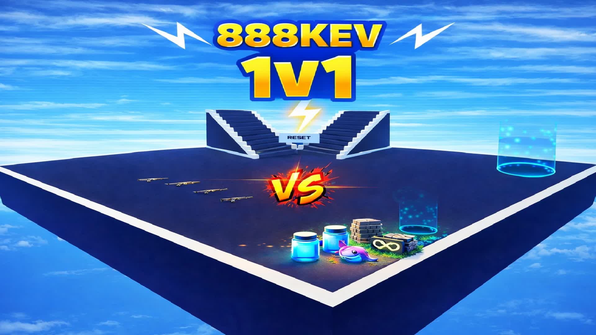 888kev 1v1 Build Fight!