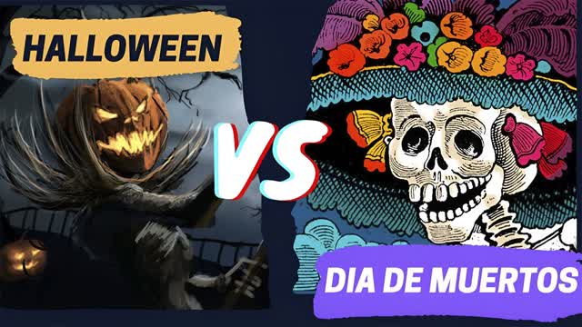 🎃 HALLOWEEN vs DIA de MUERTOS 💀 SPOOKY