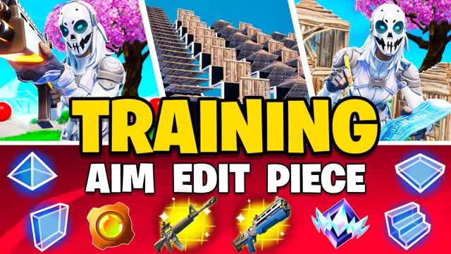 🎯AIM EDIT PIECE & 1V1 [PRACTICE]