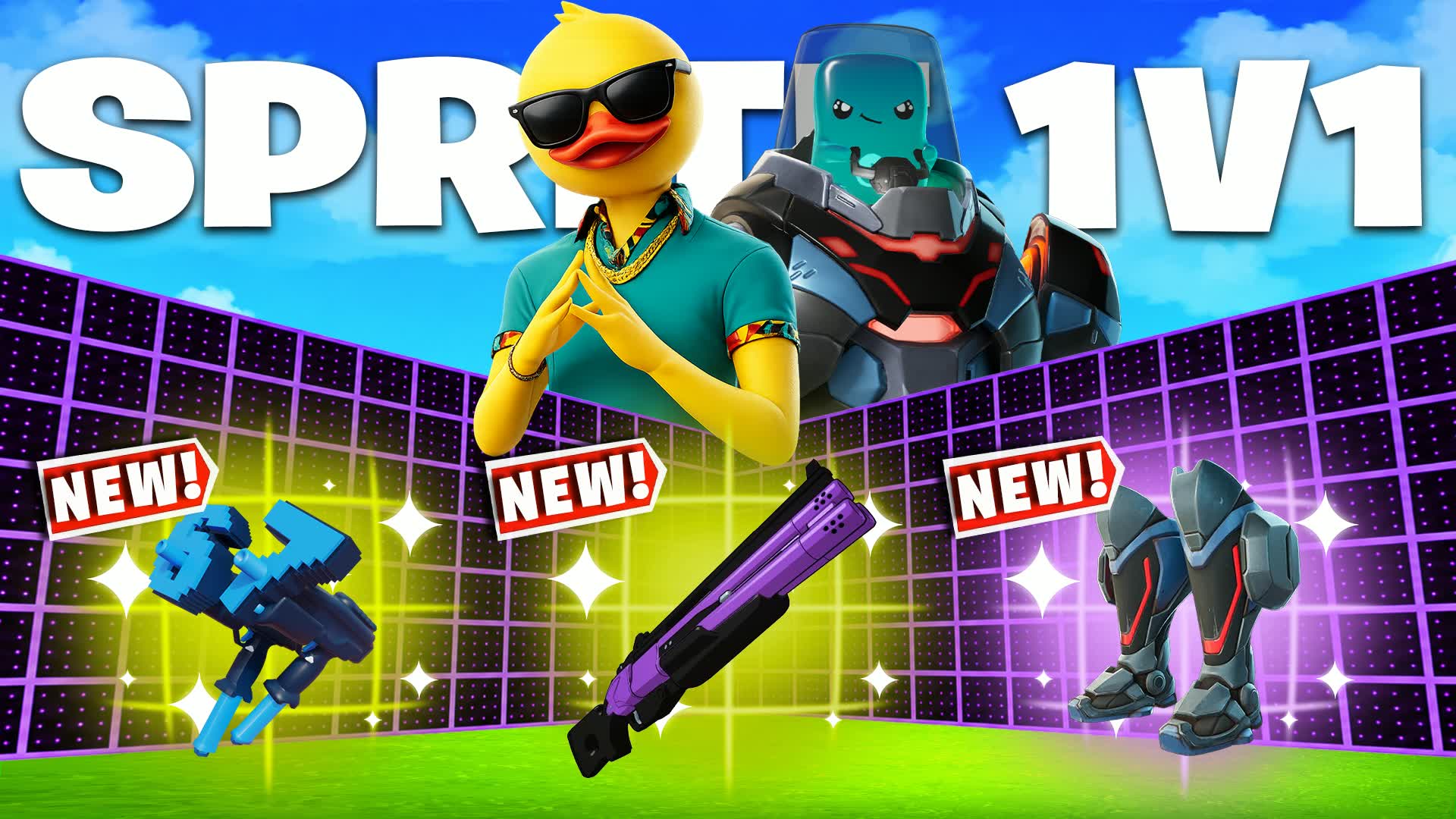 SPRITE 1V1 ALL GUNS & VEHICLES