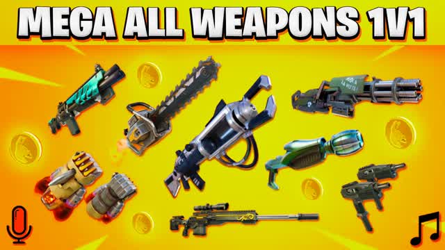 MEGA 1V1 - ALL WEAPONS - FFA