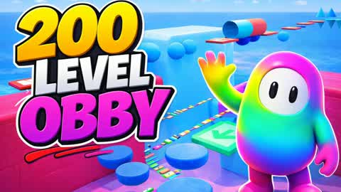✨EASY FALL GUYS 200+ LEVEL OBBY PARKOUR