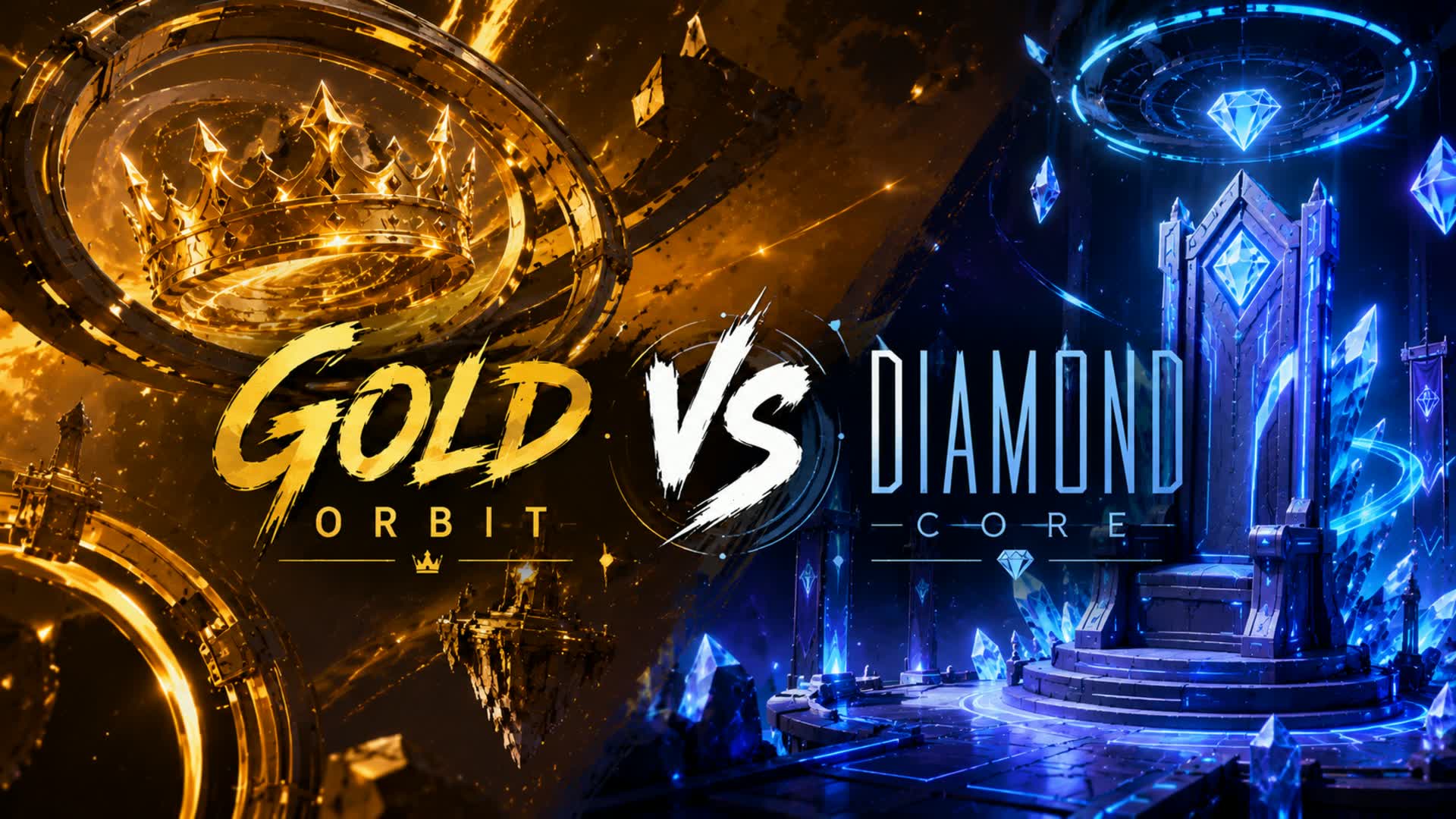 🔥 GOLD CROWN VS DIAMOND THRONE 💎