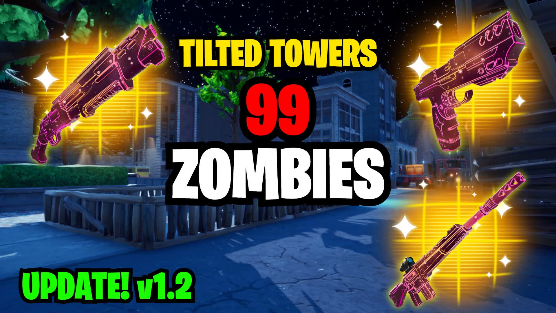 99 ZOMBIES FFA TILTED TOWERS!!