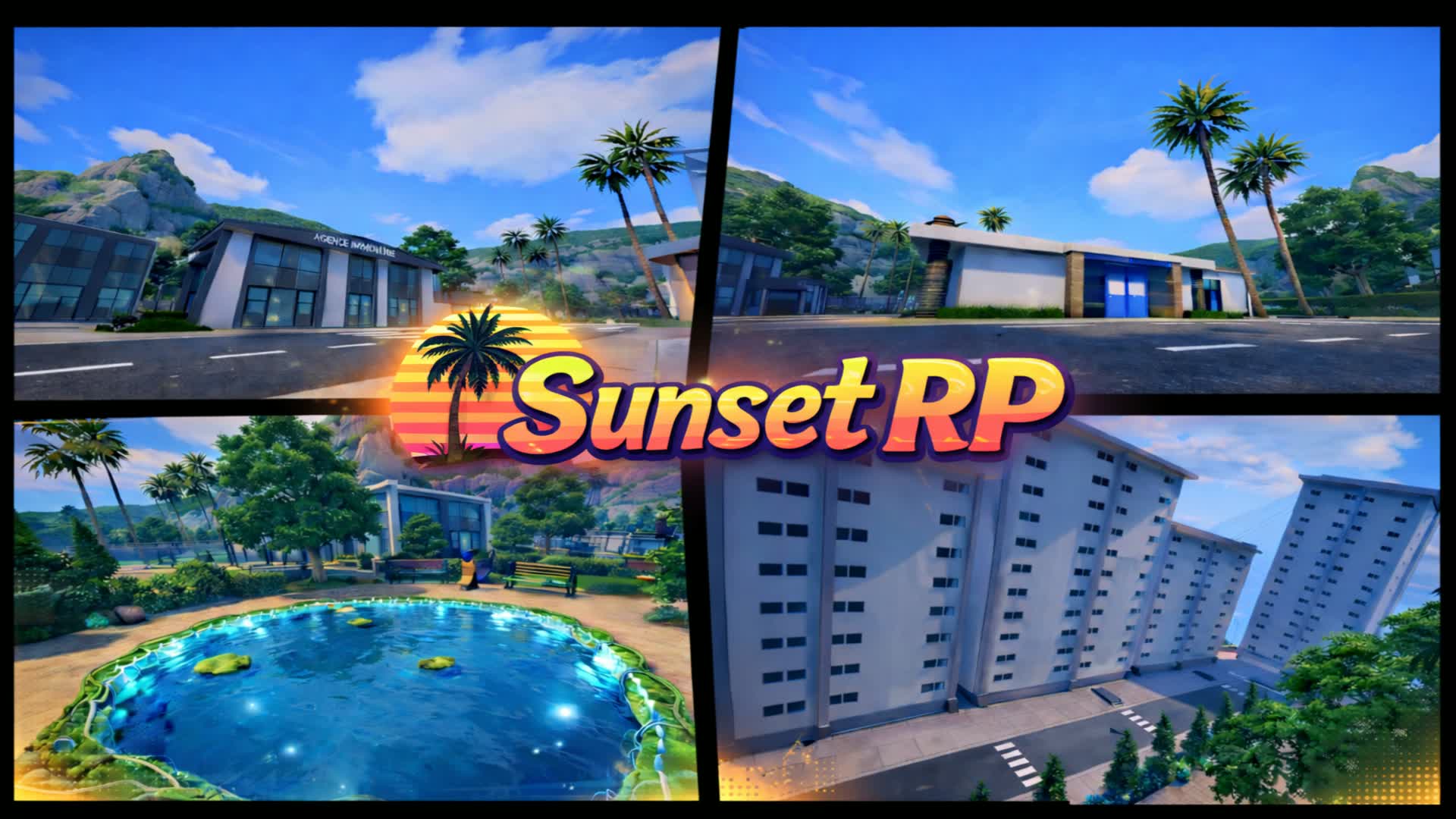 Sunset RP 🏙️ 0710-1432-3846 by nsko_nskuik - Fortnite Creative Map Code ...