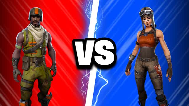 Renegade VS Trooper | Red VS Blue đŽđ”