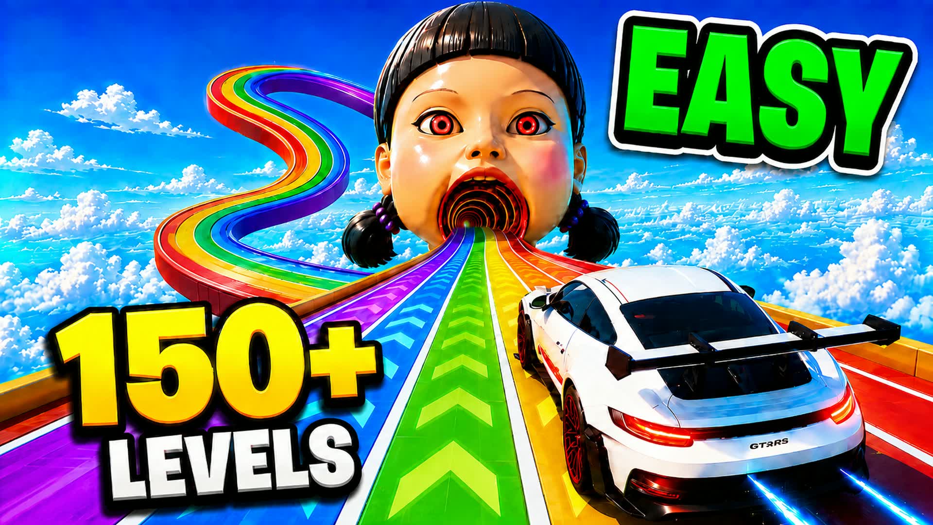 🚘OBBY CAR PARKOUR DRIVE 150 LEVELS — Fortnite Creative Insel