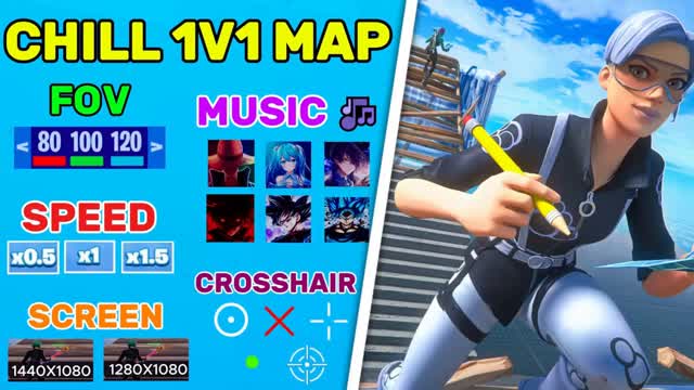 ✨ CHILL 1V1 MAP [🔥 Thothox 🔥] ✨