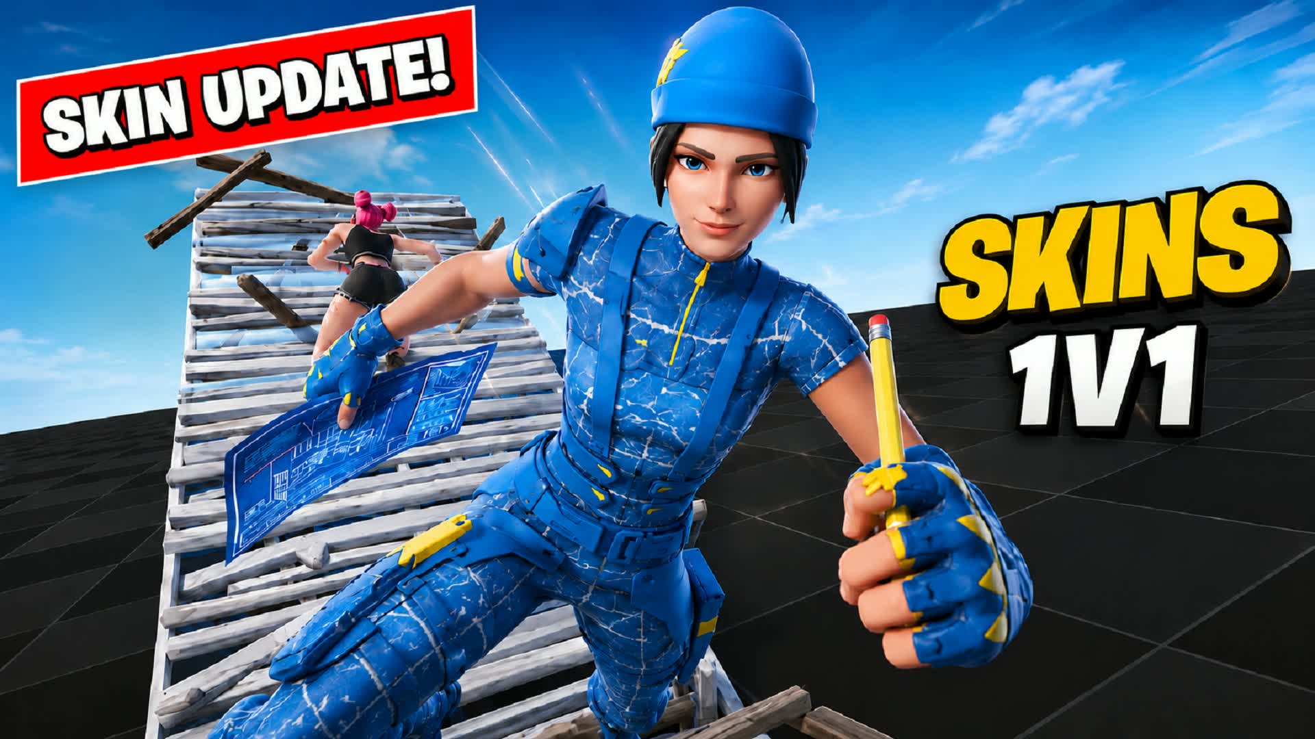 1v1 SKINS Build Fights!