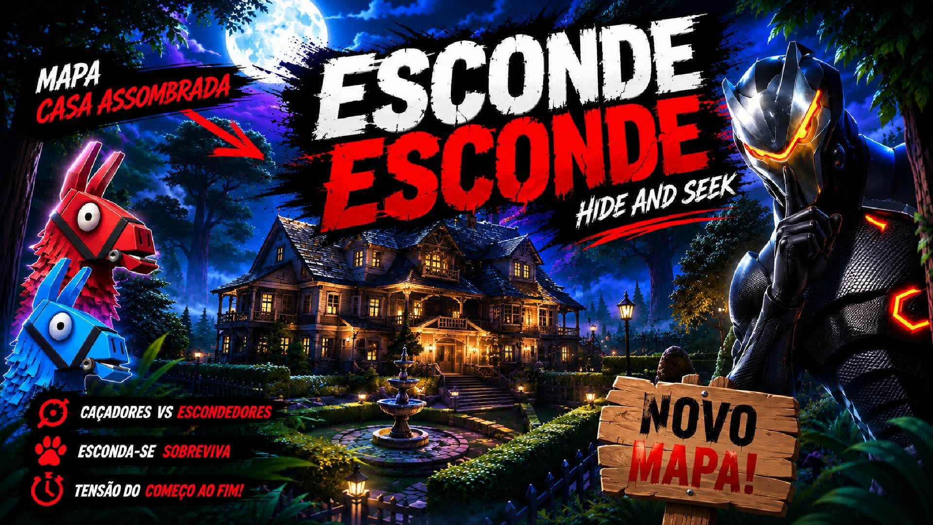 Esconde Esconde na Casa Assombrda